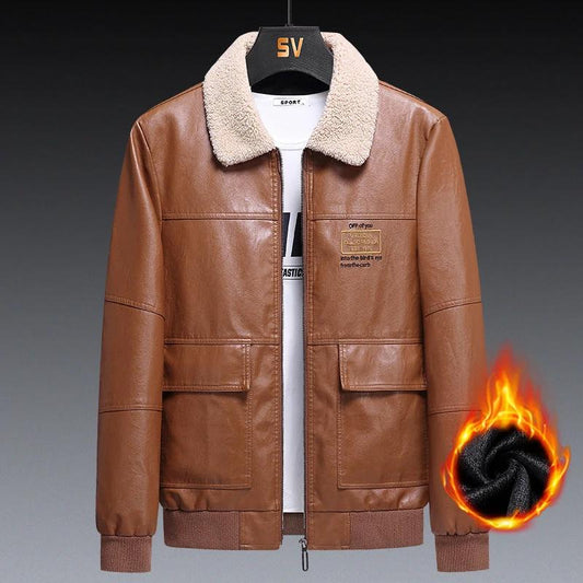 Men's Slim Fit Motorcycle Jacket by GJG Denim