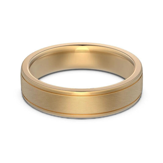 Sterling Silver Round Simple Plain Ring by GJG Denim