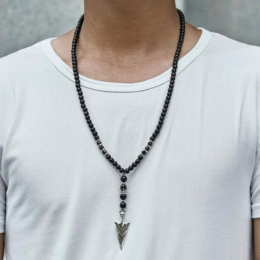 Tailxy Classic Arrow Pendant Necklace For Men Handmade by GJG Denim