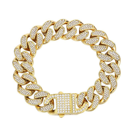 Cuban-link Men's Bracelet by GJG Denim