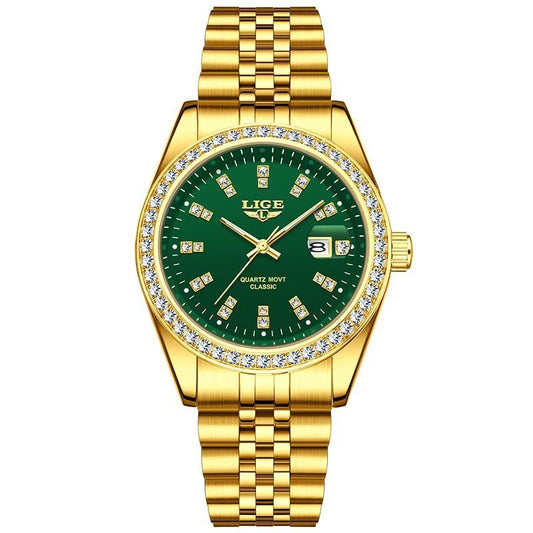 Big-dial Elegant Quartz Watch For Men by GJG Denim