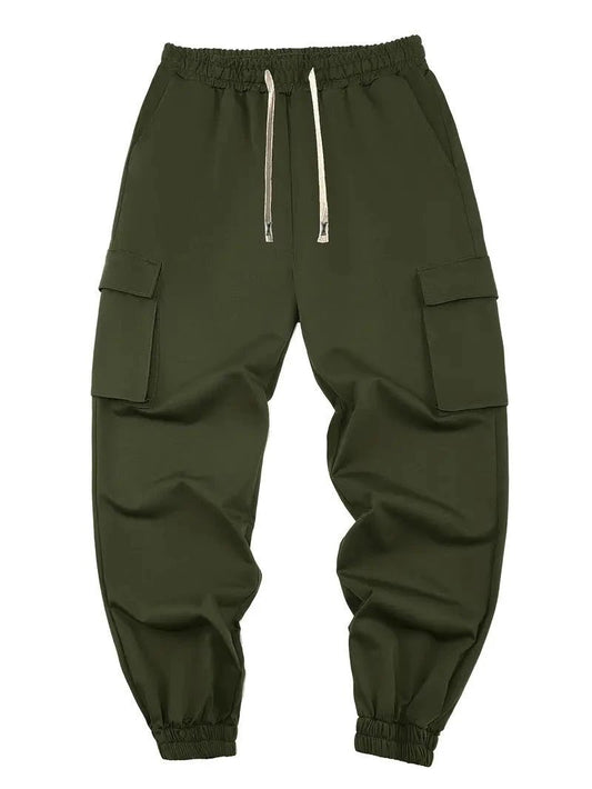 Men's Multi-pocket Tappered Leisure Pants by GJG Denim