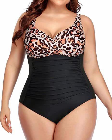 Women's Plus Size One-piece Swimsuit by GJG Denim