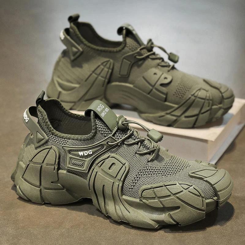 Men's Woven Mesh Breathable Sports Trendy Shoes by GJG Denim