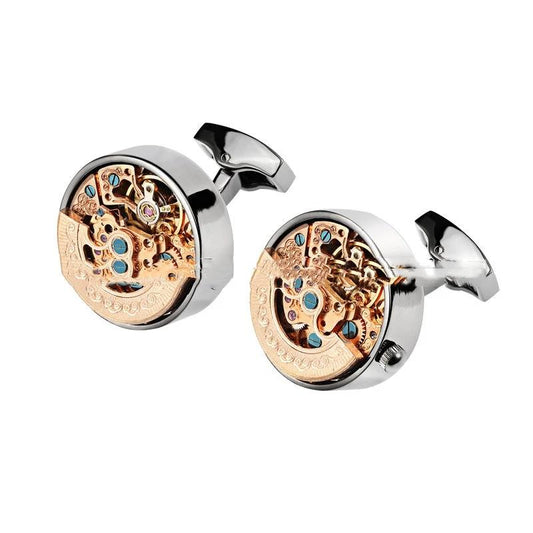 Men's High-end Movement Shirt Cufflinks by GJG Denim