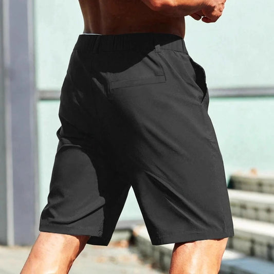 Men's Casual Straight Shorts by GJG Denim