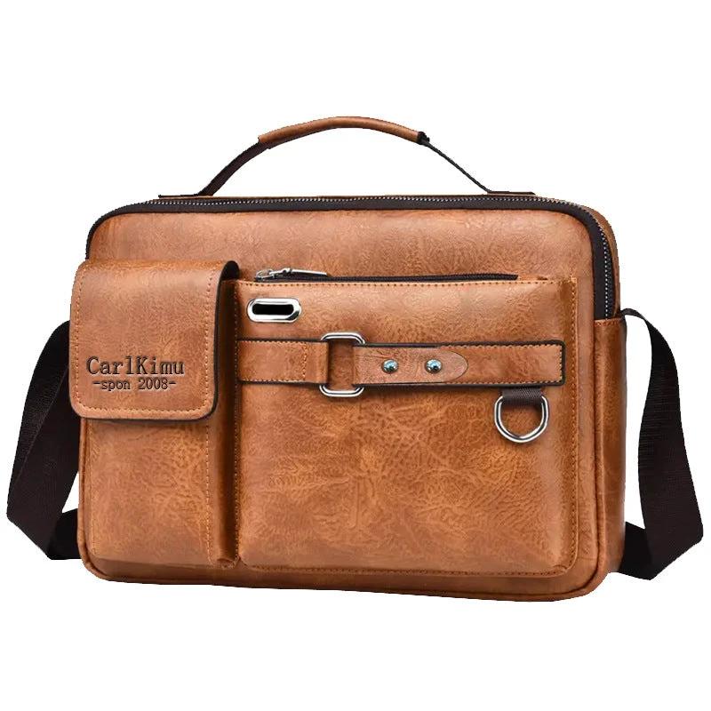 Men's Casual Crossbody Commuter Shoulder Bag by GJG Denim