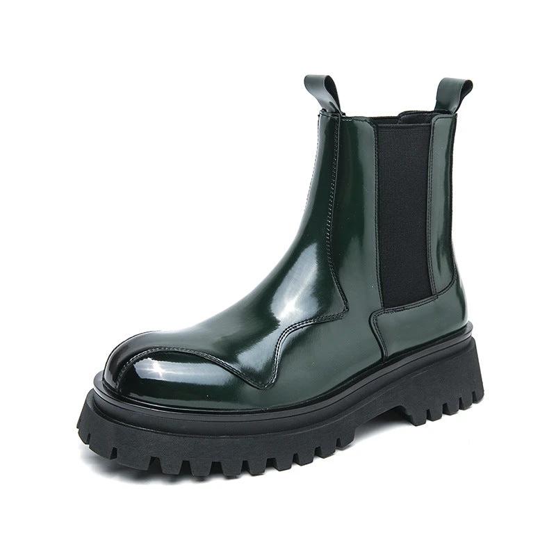 Men's Glossy Ankle Boots by GJG Denim