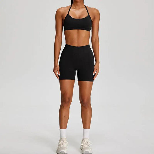 Cycling Fitness Two-piece Yoga Suit by GJG Denim