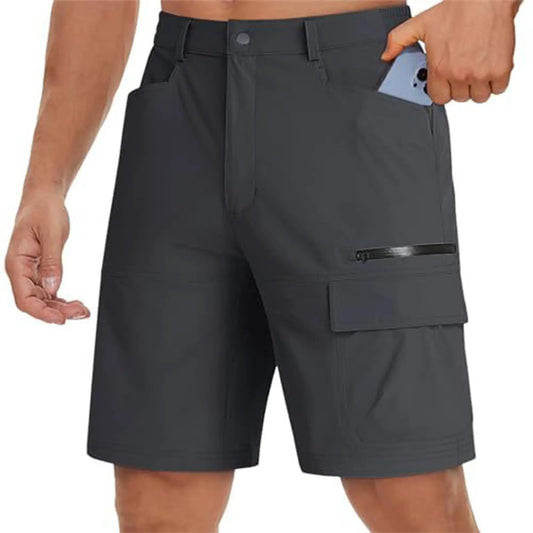 Men's Multi-Pocket Shorts by GJG Denim