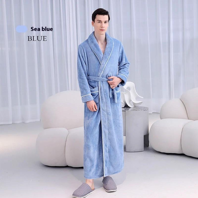 Men's Long Bathrobe by GJG Denim