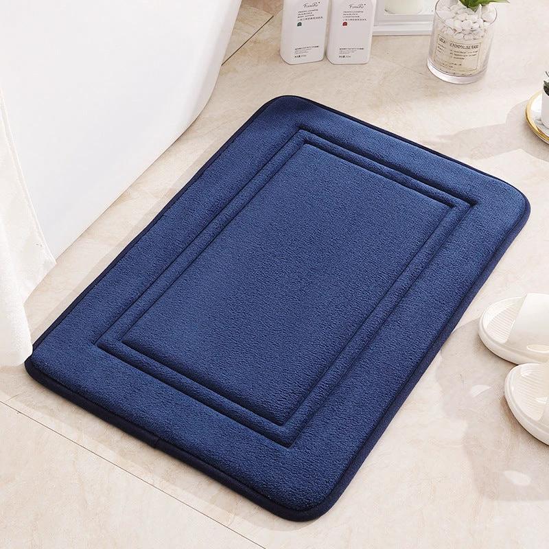 Simple Bathroom Non-slip Bathroom Mat by GJG Denim