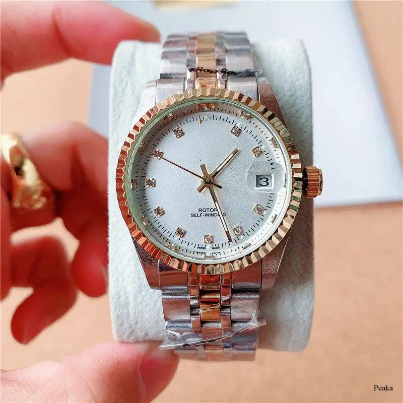 Stainless Steel Mechanical Watch For Men by GJG Denim