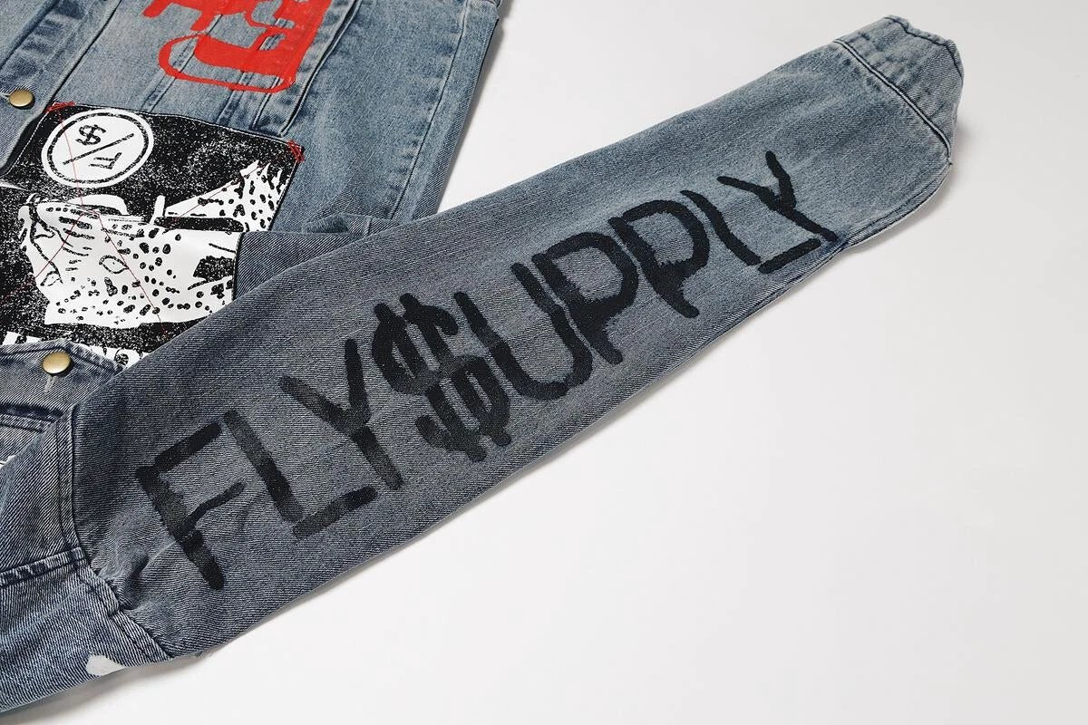 New Rich Denim Jacket (Denim) by Fly Supply Co