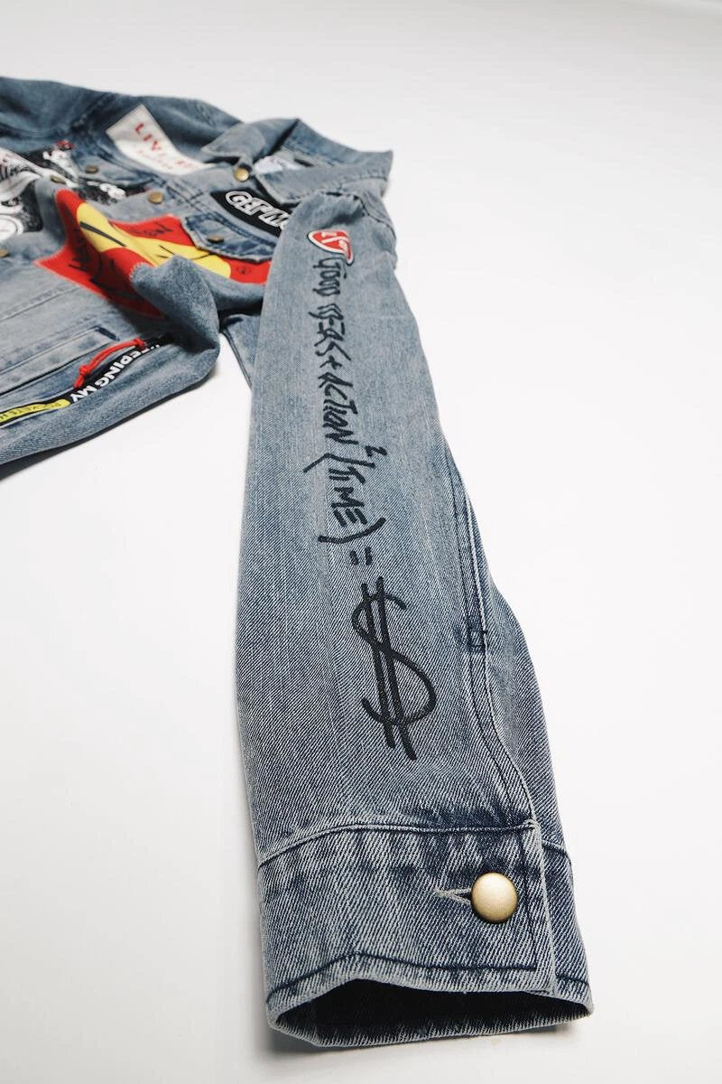New Rich Denim Jacket (Denim) by Fly Supply Co
