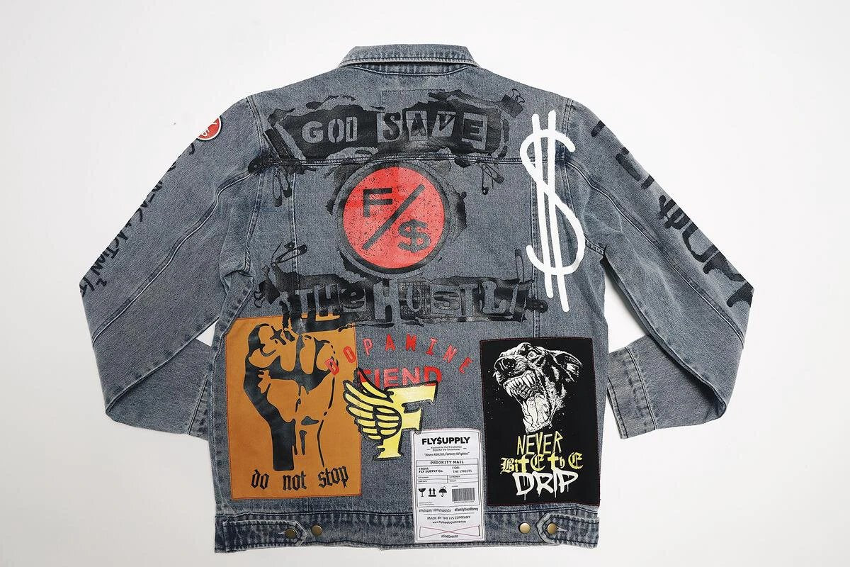 New Rich Denim Jacket (Denim) by Fly Supply Co