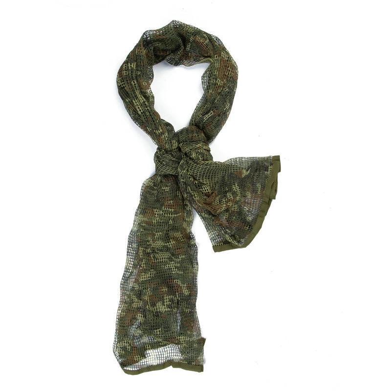 Men's Long Camouflage Multi-purpose Breathable Outdoor Scarf by GJG Denim