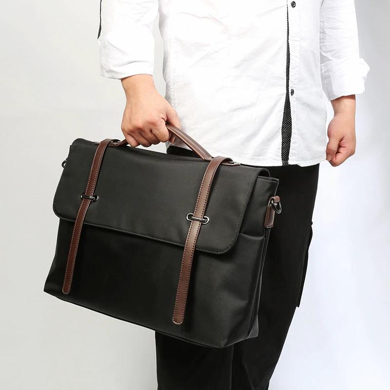 Men's Casual Canvas Shoulder Bag by GJG Denim