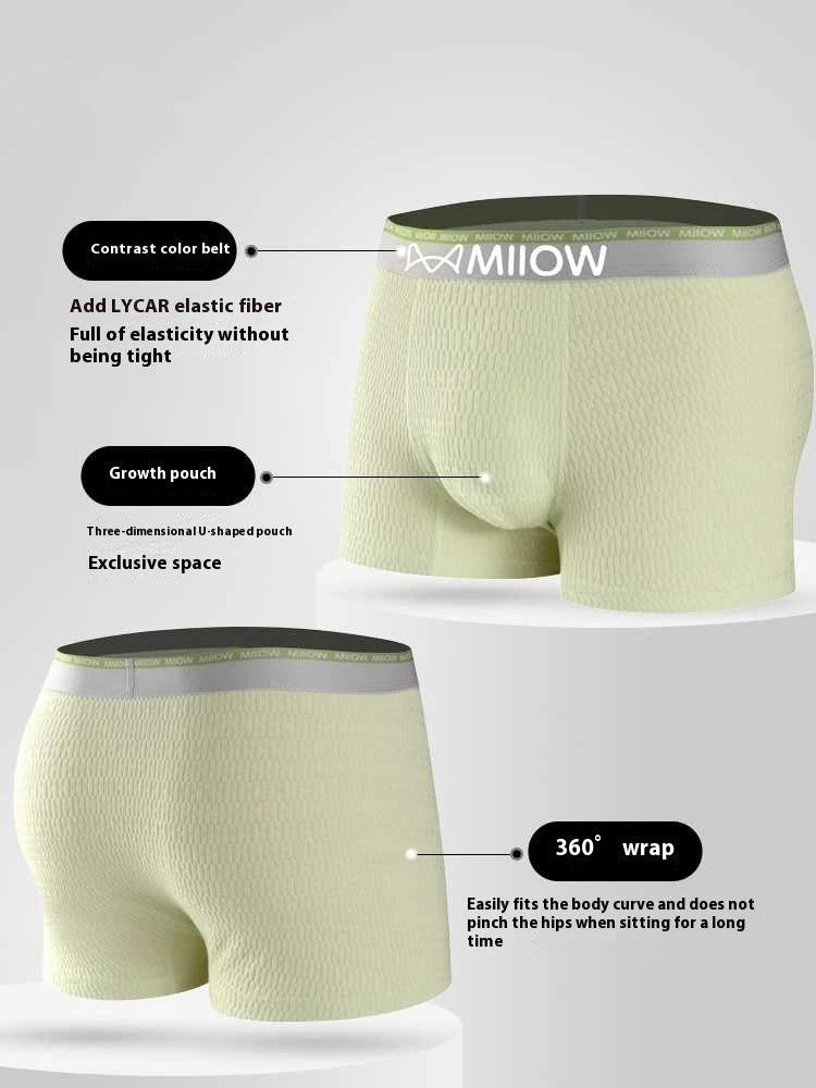 Men's Bubble Cotton Underwear Antibacterial by GJG Denim