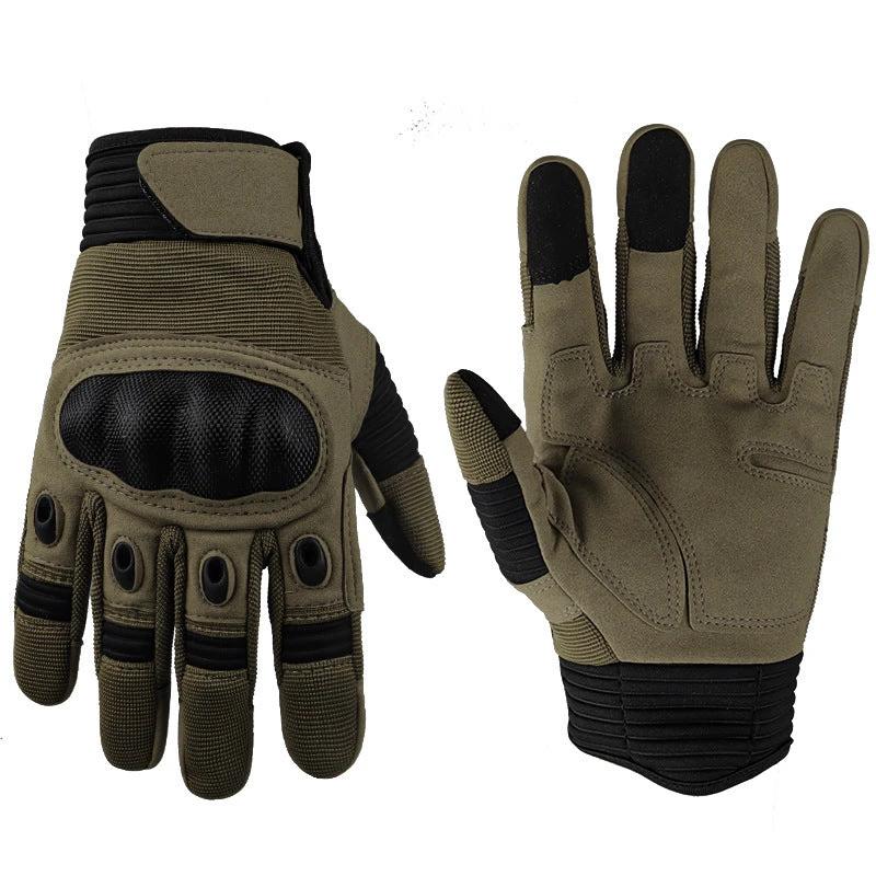 Touch Screen Military Fans Tactical Full Finger Motorbike Gloves by GJG Denim