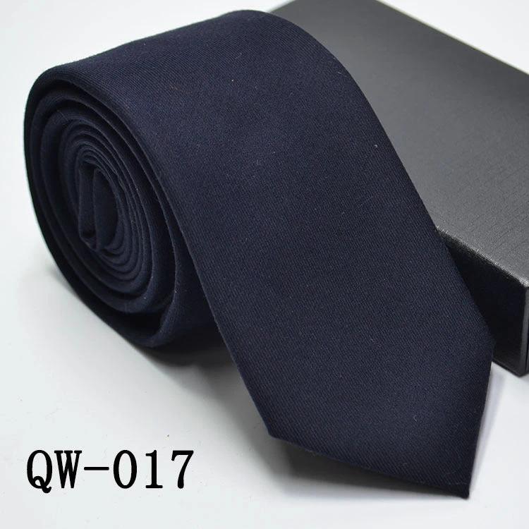 Men's Super Narrow Wool-like Elegant Tie by GJG Denim