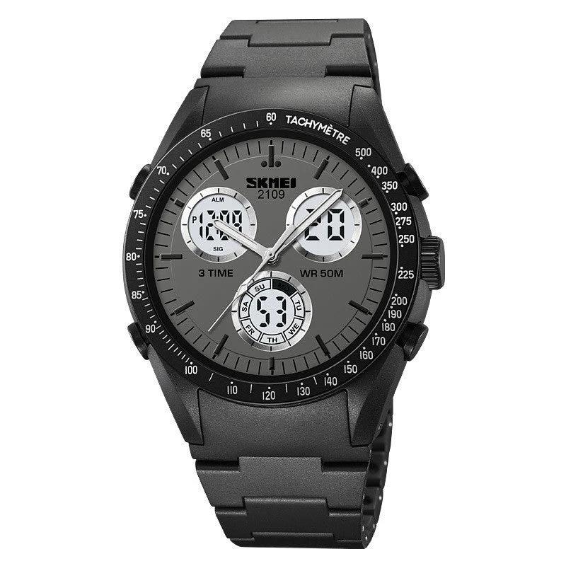 Men's Electronic Casual Watch by GJG Denim
