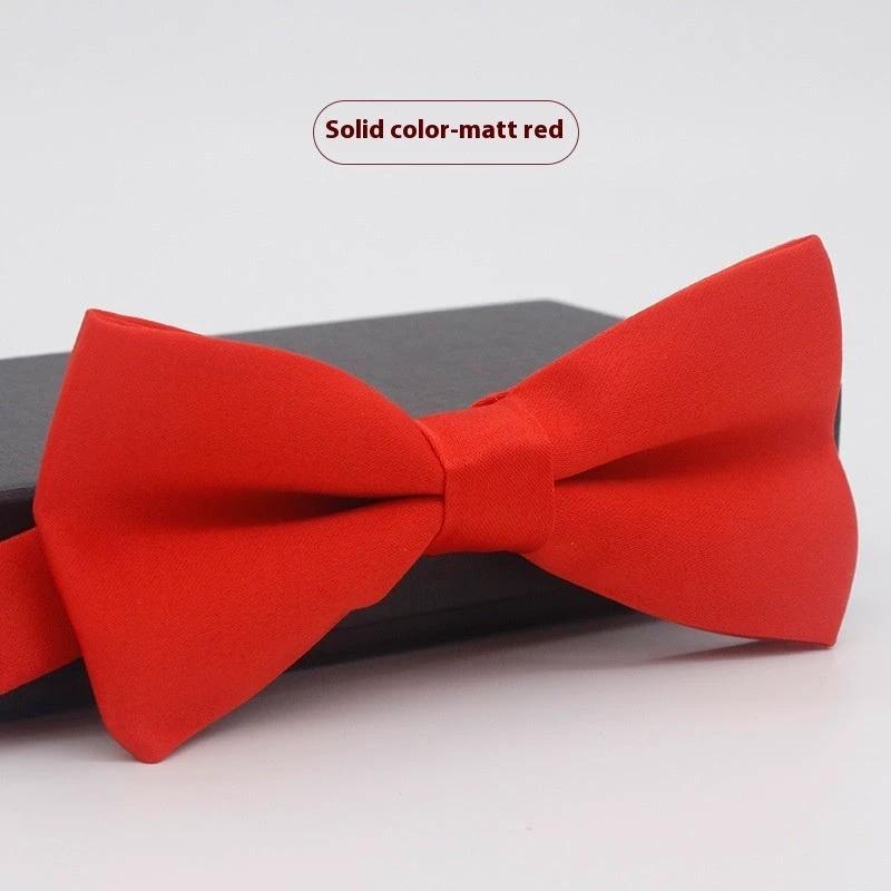 Men's Solid Color Bow Tie by GJG Denim