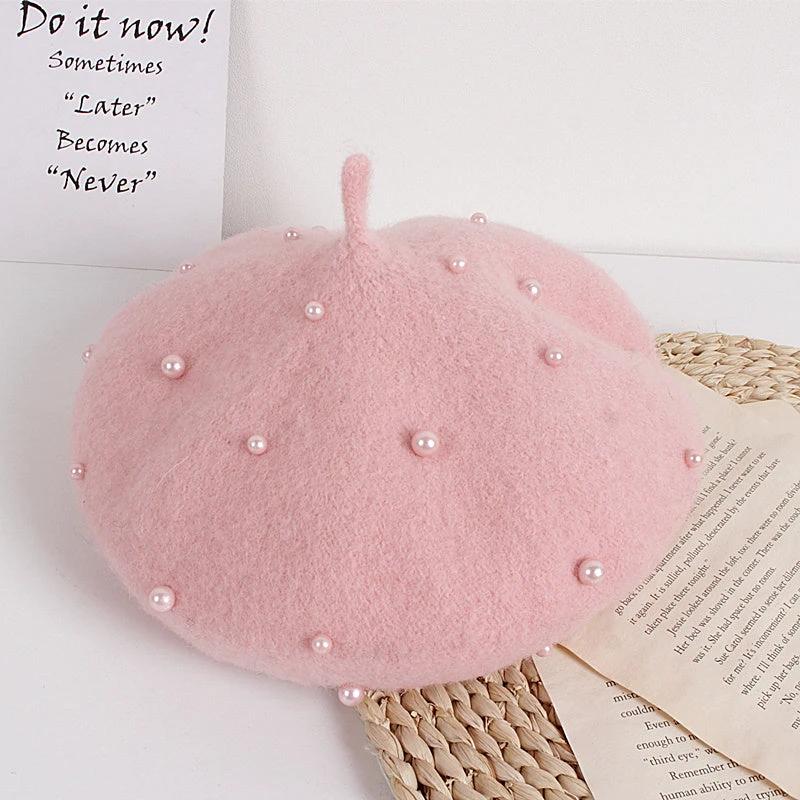 Beaded Princess Beret For Babies Or Children by GJG Denim