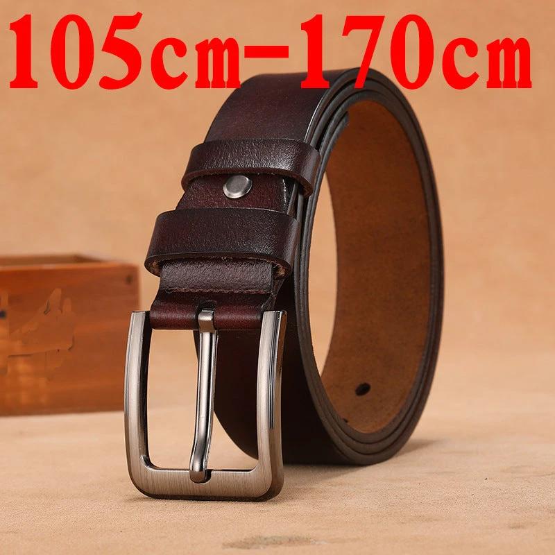 Men's Fashion Square Head Pin Buckle Casual Belts by GJG Denim