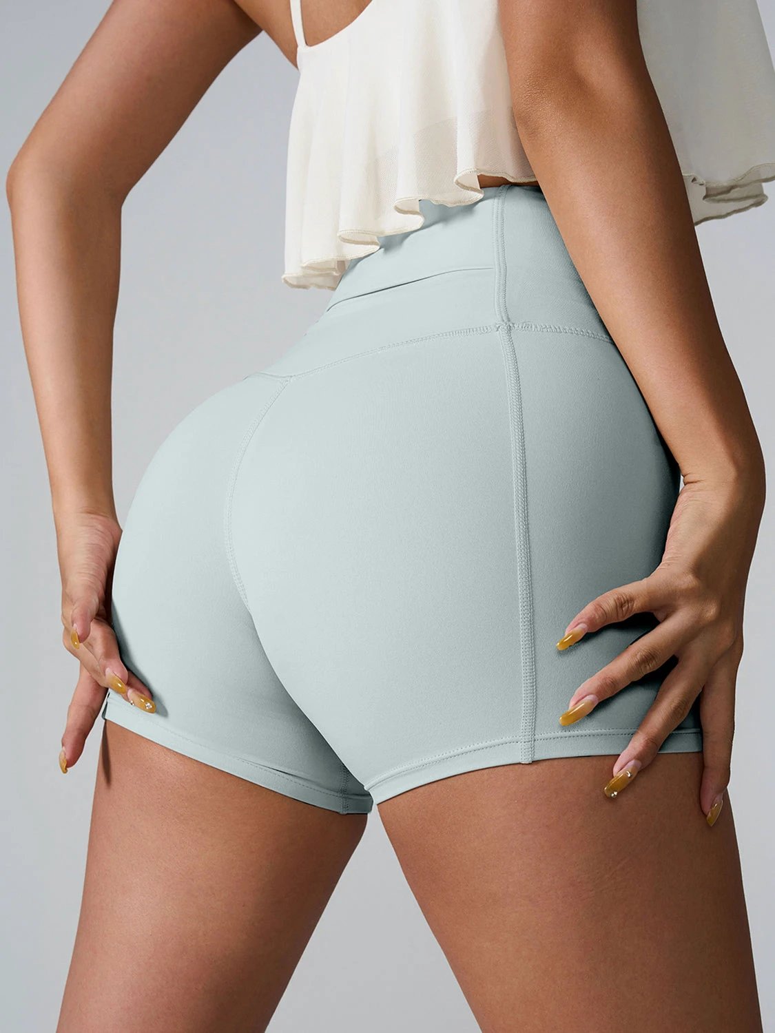 High Waist Active Shorts by Lady Ros