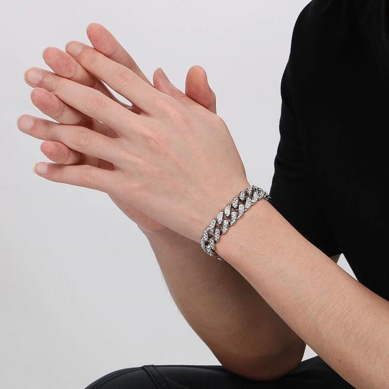 Cuban-link Men's Bracelet by GJG Denim