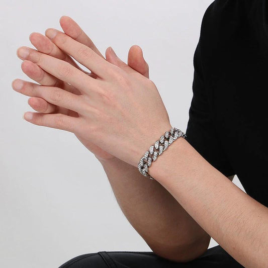 Cuban-link Men's Bracelet by GJG Denim