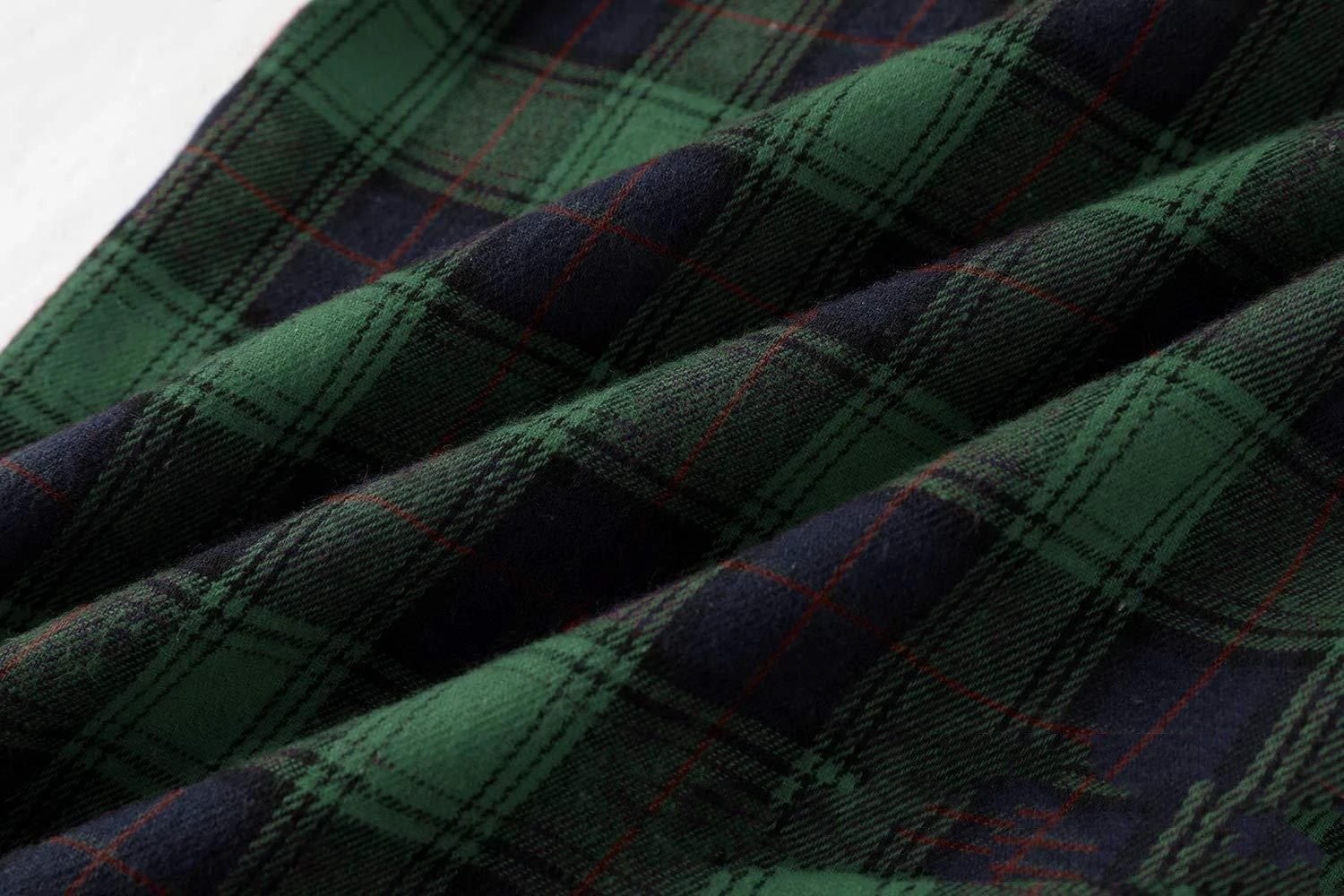 Men's Long Sleeve Plaid Shirt by GJG Denim