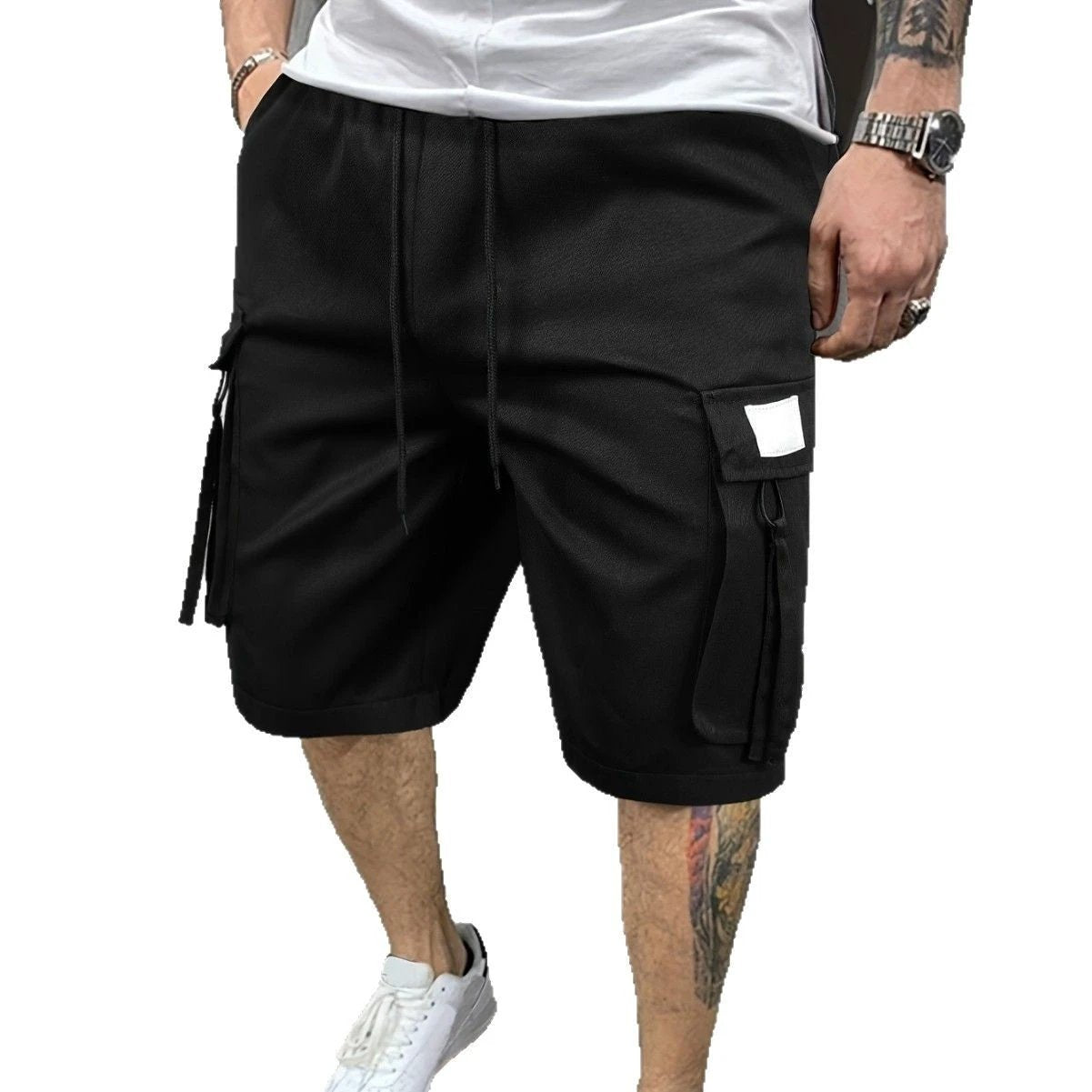 Men's Summer Korean Style Trendy Sports Casual Shorts by GJG Denim