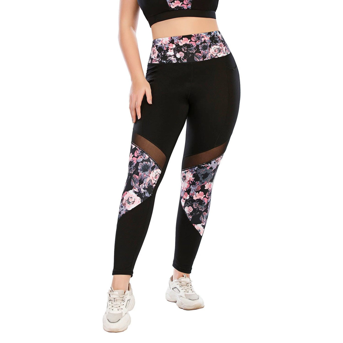 Workout Clothing Suit Plus Size Yoga Wear Tight Sports Bra by GJG Denim