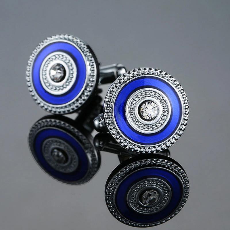 Men's Retro Pattern Cufflinks by GJG Denim