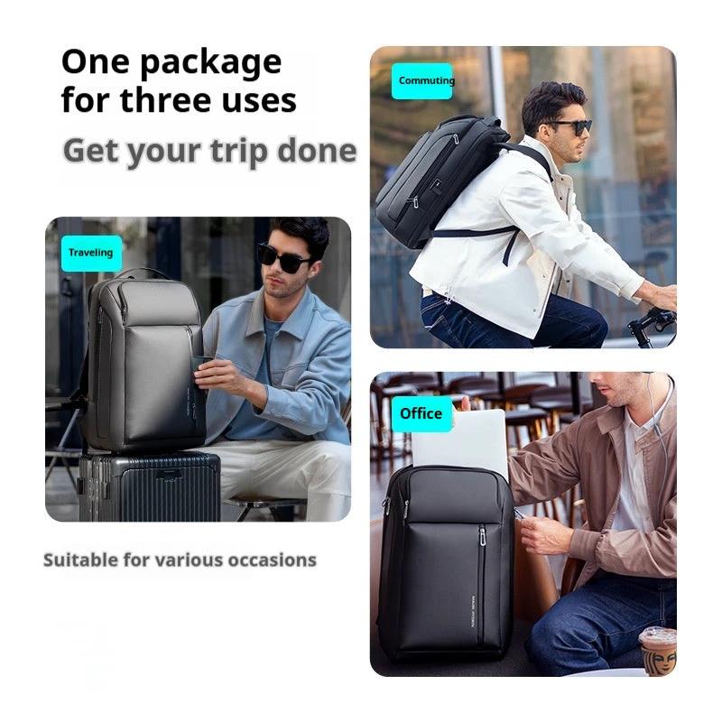 Fashion New Business Travel Backpack Men by Social Buzz eSIMs