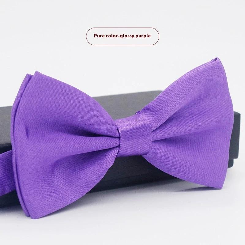 Men's Solid Color Bow Tie by GJG Denim