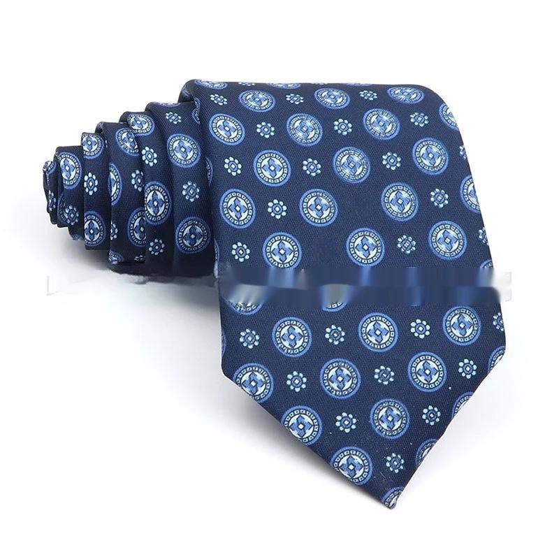 Business Polyester Men's Printed Tie by GJG Denim