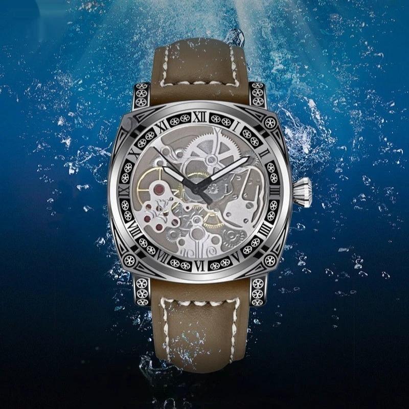 Men's 30M Water Resistant Luminous Quartz Watch by GJG Denim