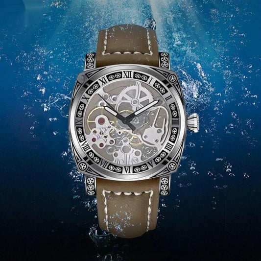 Men's 30M Water Resistant Luminous Quartz Watch by GJG Denim