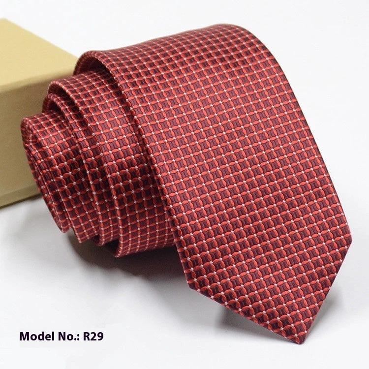 Men's Fashion Exquisite Jacquard Tie by GJG Denim