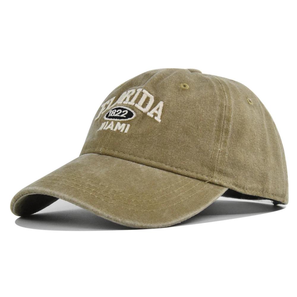 Retro Versatile Embroidered Baseball Cap For Men by GJG Denim
