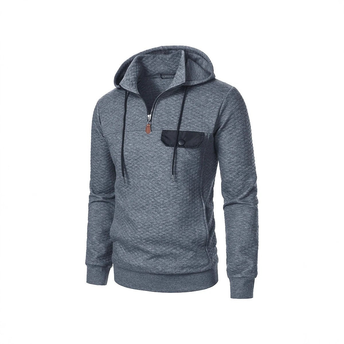 Men's Simplicity Trendy Loose Hooded Sweater by GJG Denim