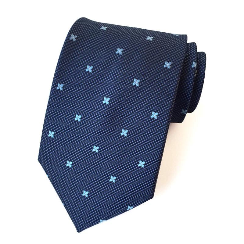 Men's Casual Formal Wear Polyester Jacquard Tie by GJG Denim