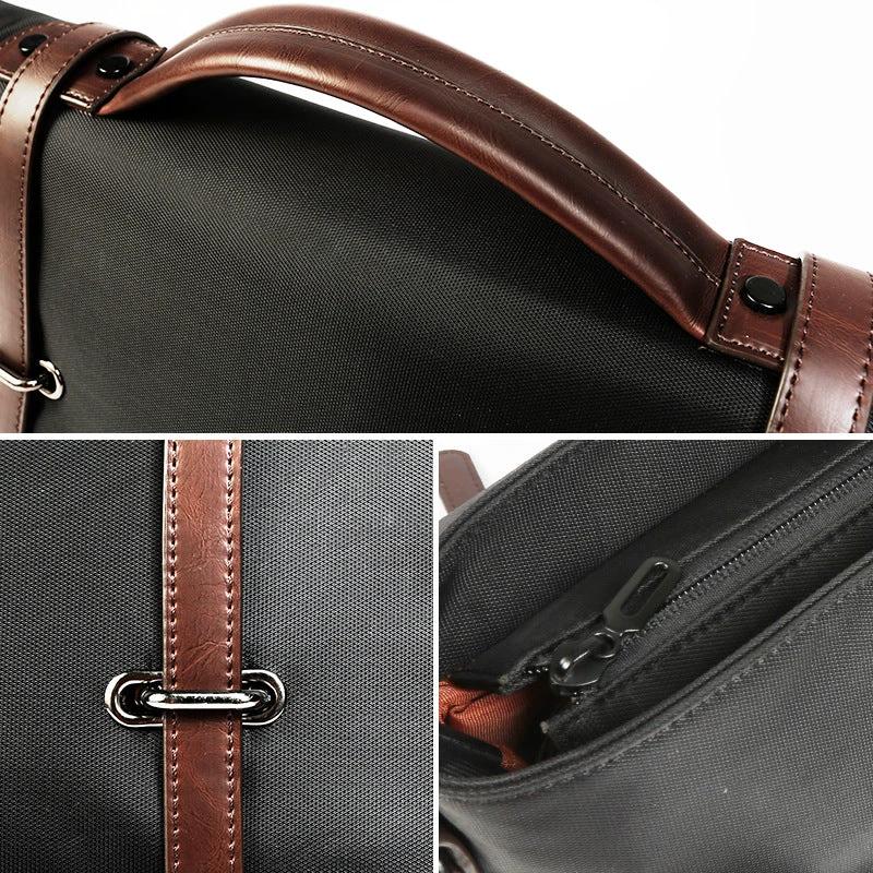 Men's Casual Canvas Shoulder Bag by GJG Denim