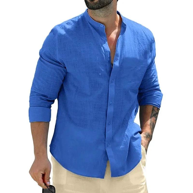 Men's Cotton Long Sleeve Shirts by GJG Denim