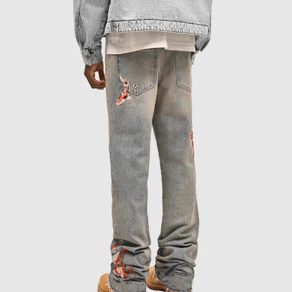Men's Straight-Leg Denim Pants by GJG Denim