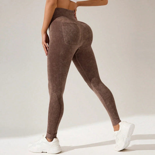 Athletic Outdoor Pocket Leggings For Fitness And Yoga by GJG Denim