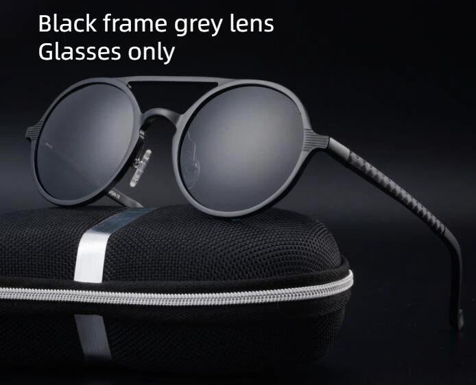 Retro Round Sunglasses For Men by GJG Denim
